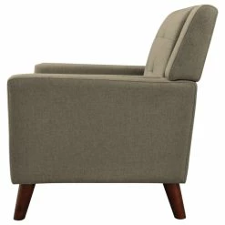GDFStudio GDF Studio Evelyn Mid Century Modern Fabric Arm Chair, Mocha/Walnut -GDF sofa Shop 4a51b25e019cb15a 8226 w800 h800 b1 p0
