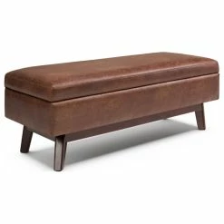 Simpli Home Ltd. Owen Rectangular Storage Ottoman
