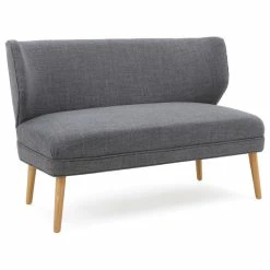 GDFStudio GDF Studio Dumont Mid Century Modern Fabric Loveseat Sofa Settee, Light Gray -GDF sofa Shop 4b612cea01e4d716 7469 w800 h800 b1 p0
