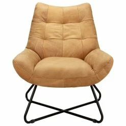Moe's Home Collection Graduate Lounge Chair, Tan