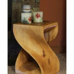 Strata Furniture Twist Table, 12x18, Golden Oak, 12x18 -GDF sofa Shop 4cb13fba04e7b6a0 9704 w800 h800 b0 p0