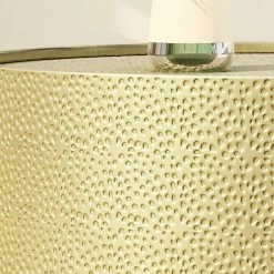 GDFStudio Rache Modern Round Accent Table With Hammered Iron, Gold -GDF sofa Shop 4d81c763036c6758 3793 w800 h800 b0 p0