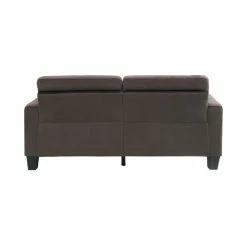 Domain Industries Inc. Lexicon Lantana Tufted Microfiber Sofa In Chocolate -GDF sofa Shop 4dd1b8e70f30d038 5014 w800 h800 b1 p0