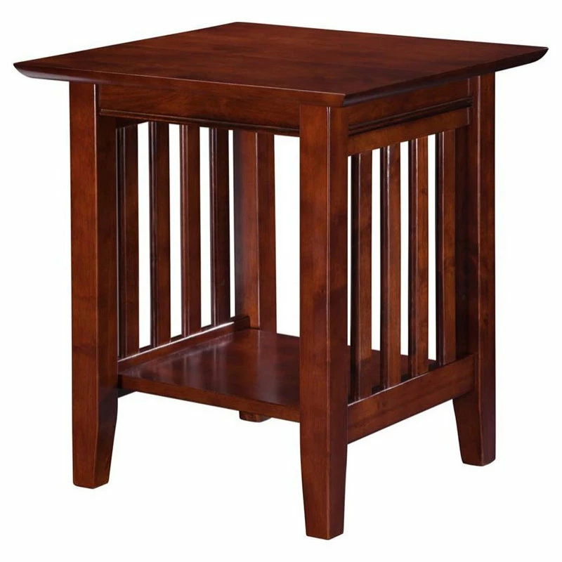 AFI Mission End Table In Walnut 3 AFI Mission End Table In Walnut
