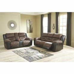 Ashley Furniture Industries Signature Design By Ashley Earhart Reclining Sofa In Chestnut -GDF sofa Shop 4e512cf20fc206b5 8136 w800 h800 b0 p0