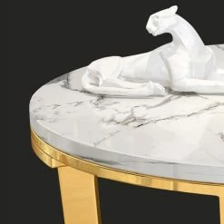 HOMARY Faux Marble Round End Table For Living Room With Storage Shelf Gold 14 HOMARY Faux Marble Round End Table For Living Room With Storage Shelf Gold -GDF sofa Shop 4e9196e300e2e29b 6395 w800 h800 b0 p0
