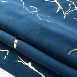 Duhome Elegant Lifestyle Luxury Hot Stamped Velvet Ottoman, Blue -GDF sofa Shop 5001daa80046e1cd 0440 w800 h800 b0 p0