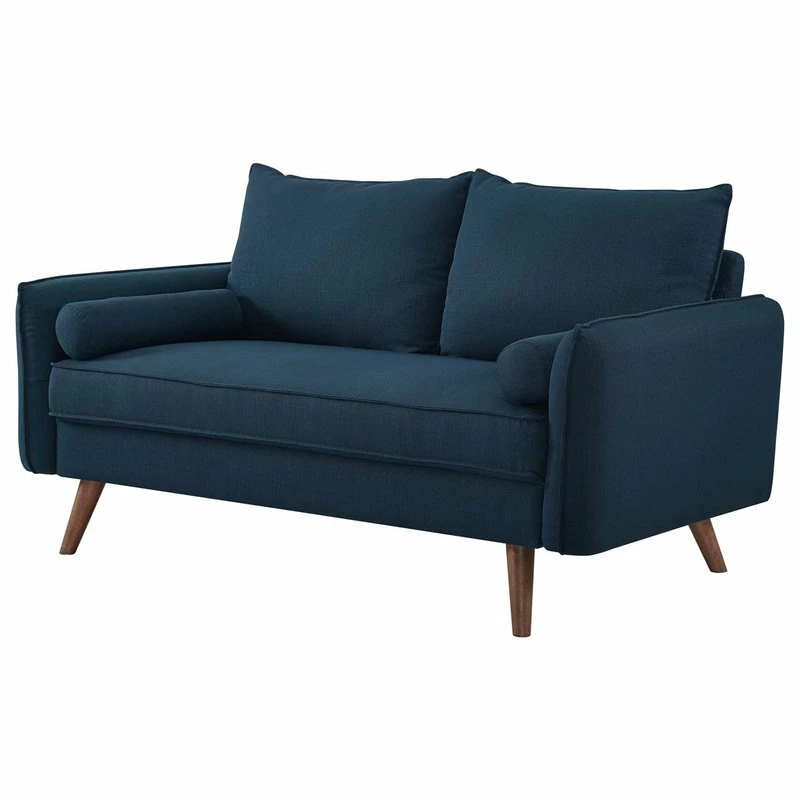 America Luxury Modern Contemporary Urban Living Loveseat Sofa, Navy Blue 3 America Luxury Modern Contemporary Urban Living Loveseat Sofa, Navy Blue