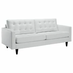 America Luxury Modern Contemporary Living Room Leather Sofa White