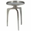 HomeFare Pulaski Natalie End Table, Silver -GDF sofa Shop 51a1be65094f077b 2877 w800 h800 b1 p0