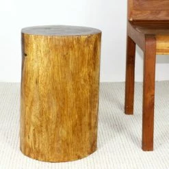 Kammika Import Export Co., Ltd (Thailand) Haussmann Wood Stump Stool Or Stand 11-14 In DIA X 18 In H Walnut Oil -GDF sofa Shop 51b1280d0c52ae3c 5810 w800 h800 b0 p0