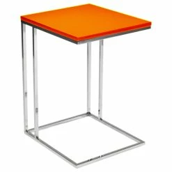 Pangea Home Smash Tray Table, Orange