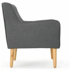 GDFStudio GDF Studio Fontinella Mid-Century Modern Fabric Tufted Arm Chair, Charcoal, Single 14 GDFStudio GDF Studio Fontinella Mid-Century Modern Fabric Tufted Arm Chair, Charcoal, Single -GDF sofa Shop 53819ac102295fc9 9177 w800 h800 b1 p0