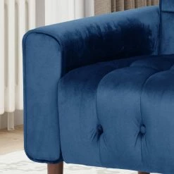 GDFStudio GDF Studio Betsy Modern Button-Tufted Waffle Stitching Velvet Armchair, Navy Blu -GDF sofa Shop 5391f69e0f931b8c 4909 w800 h800 b0 p0