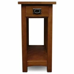 Leick Home Leick Furniture Mission Wood End Table In Medium Oak Brown -GDF sofa Shop 53b17dbd0be335da 8647 w800 h800 b1 p0