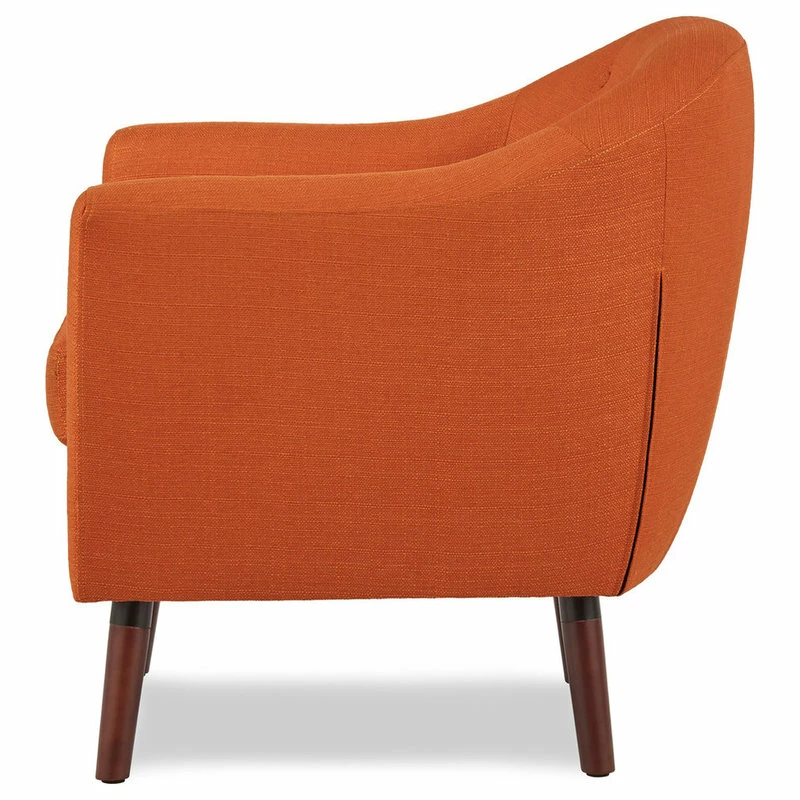 Lexicon Home Baylor Accent Chair, Orange 5 Lexicon Home Baylor Accent Chair, Orange - Image 3