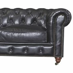 Crafters And Weavers Top Grain Leather Chesterfield Sofa, Slate -GDF sofa Shop 54e14a6000a43919 4255 w800 h800 b1 p0