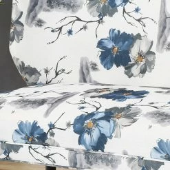 GDFStudio GDF Studio Dumont Modern Farmhouse Fabric Settee, Print/Matte Black -GDF sofa Shop 54f13fb00f931930 6249 w800 h800 b0 p0