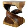 Haussmann® Haussmann Wood Double Twist End Table 15 X 15 X 20 In High Walnut Oil -GDF sofa Shop 54f1bb67026972b4 9248 w800 h800 b1 p0