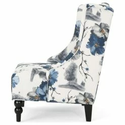 GDFStudio GDF Studio Alonso Contemporary Wingback Fabric Club Chair, Print/Dark Brown -GDF sofa Shop 55c1f1ac01e14823 4318 w800 h800 b1 p0