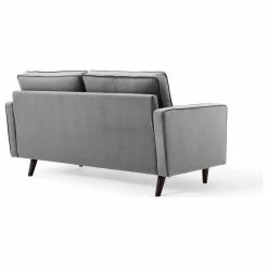 LexMod Valour Performance Velvet Loveseat, Gray -GDF sofa Shop 55e1846c00cd2c6d 9808 w800 h800 b1 p0