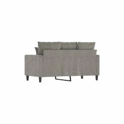 Vida XL International B.V. VidaXL 2-Seater Sofa Light Gray Velvet Living Room Lounge Seating Couch Settee -GDF sofa Shop 5621dd3403d654cb 9472 w800 h800 b1 p0
