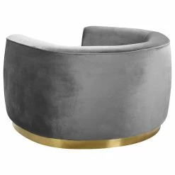 Meridian Furniture Julian Velvet Chair, Gray, Gold Base 10 Meridian Furniture Julian Velvet Chair, Gray, Gold Base -GDF sofa Shop 566111060dbb2425 6420 w800 h800 b1 p0