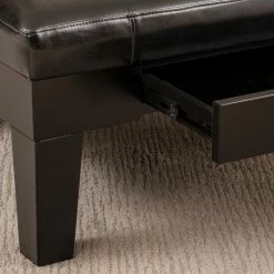 GDFStudio GDF Studio Tucson Leather Storage Ottoman Coffee Table, Black -GDF sofa Shop 56a1dae801c3d8bd 8863 w800 h800 b0 p0