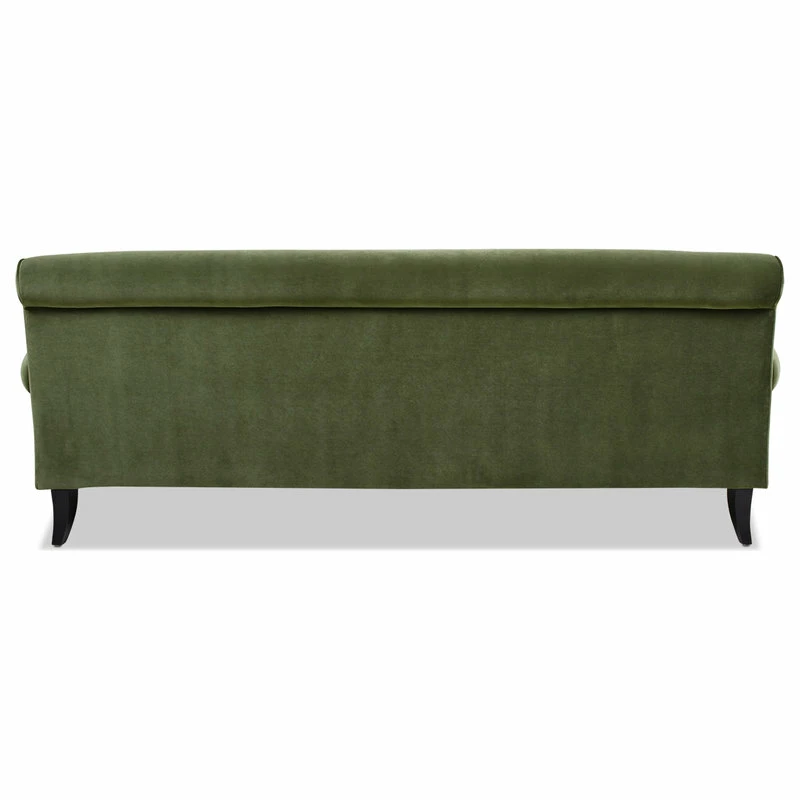 Jennifer Taylor Home Alana 88" Lawson 3-Seater Sofa, Olive Green Performance Velvet 10 Jennifer Taylor Home Alana 88" Lawson 3-Seater Sofa, Olive Green Performance Velvet - Image 8