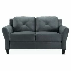 Hawthorne Collections Hawthorne Collection Loveseat In Dark Gray -GDF sofa Shop 58716f380be33202 3836 w800 h800 b1 p0