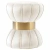 Meridian Furniture Vino Cream Velvet Ottoman/Stool, Cream -GDF sofa Shop 58d1246702682f19 5223 w800 h800 b1 p0