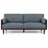 GDFStudio Bagan Mid-Century Modern Upholstered 3 Seater Sofa, Charcoal + Dark Walnut -GDF sofa Shop 5971fbda006ff37a 8409 w800 h800 b1 p0