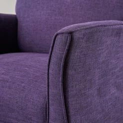GDFStudio GDF Studio Crew Traditional Tweed Armchair, Purple Tweed/Dark Brown -GDF sofa Shop 5991050c0f93198b 4780 w800 h800 b0 p0