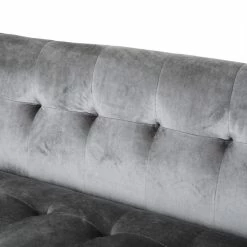 GDFStudio Fisher Glam 3-Seater Velvet Sofa, Smoke Gray/Silver -GDF sofa Shop 5a81bee60f9072e0 5337 w800 h800 b0 p0