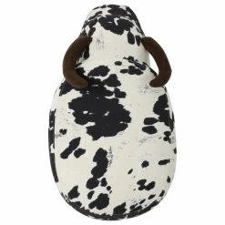 GDFStudio GDF Studio Bertha Milk Cow Patterned New Velvet Ottoman, Black/White Cow -GDF sofa Shop 5b41e2b001b6c909 8228 w800 h800 b1 p0