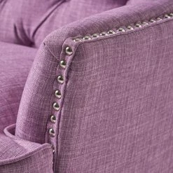 GDFStudio GDF Studio Laxford Light Purple Tufted Fabric Club Chair -GDF sofa Shop 5bb1440302295634 8192 w800 h800 b0 p0