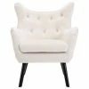 Belleze Mid Century Tufted Wingback Chair, White -GDF sofa Shop 5bb1cca80b2a7c4b 7351 w800 h800 b1 p0
