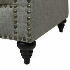 Jennifer Taylor Home Alto 88" Tufted Chesterfield Sofa, Dark Heathered Grey Linen -GDF sofa Shop 5bf10d5900fb09db 6624 w800 h800 b0 p0