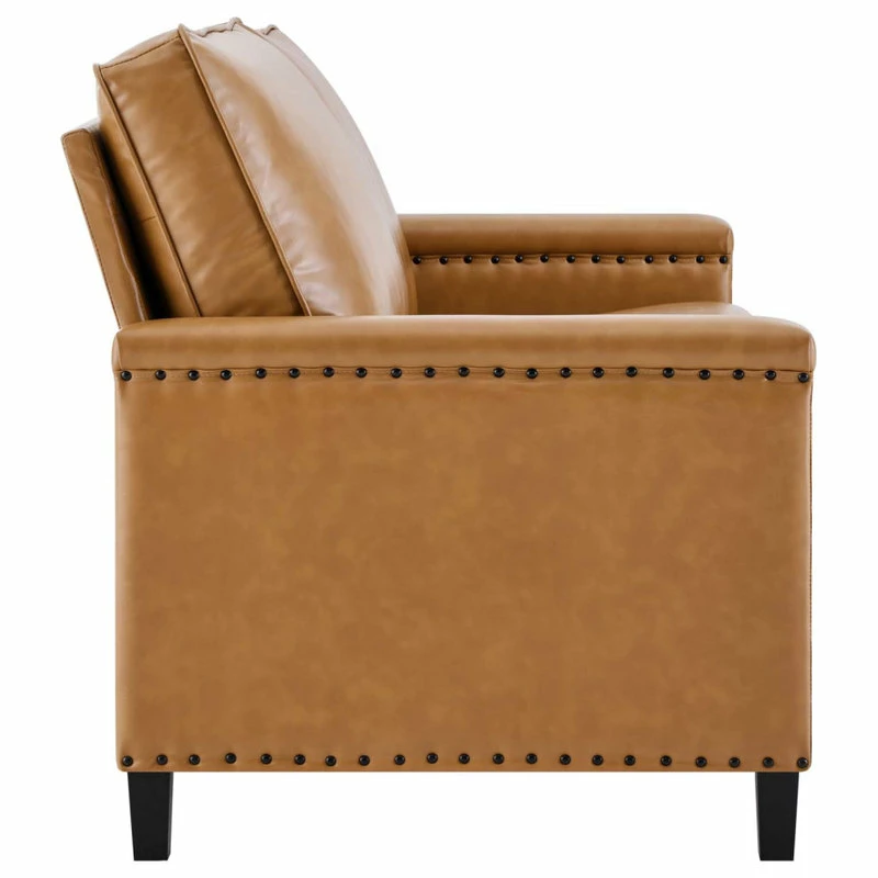 LexMod Ashton Loveseat, Tan 5 LexMod Ashton Loveseat, Tan - Image 3