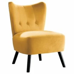 Lexicon Home Davi Accent Chair, Yellow