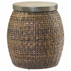 Hammary Furniture Hammary 090-380 Hidden Treasures Round Driftwood Accent Table
