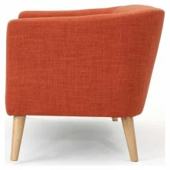 GDFStudio GDF Studio Carol Button Back Mid Century Fabric Modern Loveseat, Muted Orange -GDF sofa Shop 5de173c50f907ac1 6781 w800 h800 b1 p0