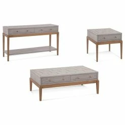 BASSETT MIRROR CO. Bassett Mirror Perrine Rectangle End Table In Soft Graphite 2430-LR-200EC -GDF sofa Shop 5e010d9502a5db44 7239 w800 h800 b1 p0