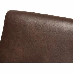 Wholesale Interiors Bianca Modern Walnut Wood Dark Brown Distressed Faux Leather Lounge Chair -GDF sofa Shop 5e8183490b43bebc 0345 w800 h800 b0 p0