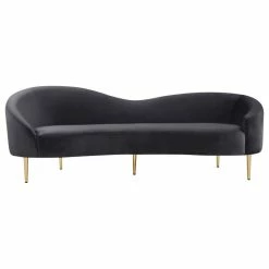 Meridian Furniture Ritz Velvet Sofa, Gray 14 Meridian Furniture Ritz Velvet Sofa, Gray -GDF sofa Shop 6011908f027414e3 6430 w800 h800 b1 p0