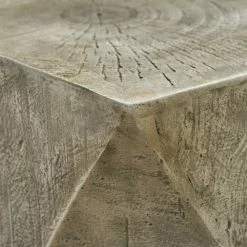 GDFStudio GDF Studio Manuel Indoor Lightweight Concrete Accent Table, Light Gray -GDF sofa Shop 60c1513e035b2df3 0245 w800 h800 b0 p0