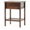 GDFStudio GDF Studio Noah Wood Top Drawer Accent Table, Brown Mahogany -GDF sofa Shop 60e111e3022ffe13 2646 w800 h800 b1 p0