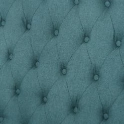 GDFStudio GDF Studio Leona Traditional High Back Tufted Winged Fabric Loveseat, Dark Teal -GDF sofa Shop 612191ff0f907398 9690 w800 h800 b0 p0