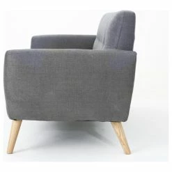 GDFStudio GDF Studio Joseline Mid Century Modern Petite Fabric Sofa, Dark Gray -GDF sofa Shop 617126d00f9090e7 0705 w800 h800 b1 p0