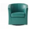 GDFStudio GDF Studio Corley Faux Leather Swivel Club Chair, Turquoise -GDF sofa Shop 61c182da02eb7106 3024 w800 h800 b1 p0